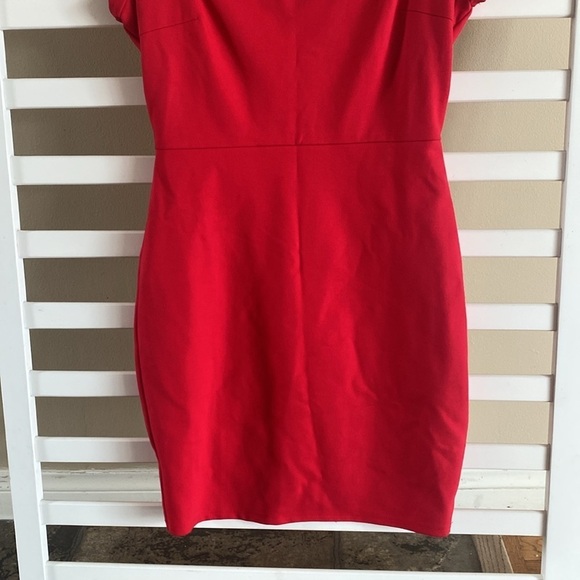LULUS Frederica Red Square Neck Bodycon Dress Size Small - Picture 7 of 15